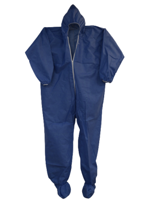 HPK Industries - 3 Layer SMS Blue Coveralls